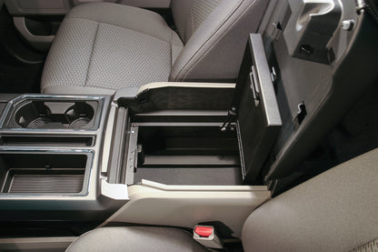 Console Safe 15-22 F-150 / 17-22 F-250/350 Super Duty w/ Flow-Thru Console Black Sandard Key Products Tuffy Security-6