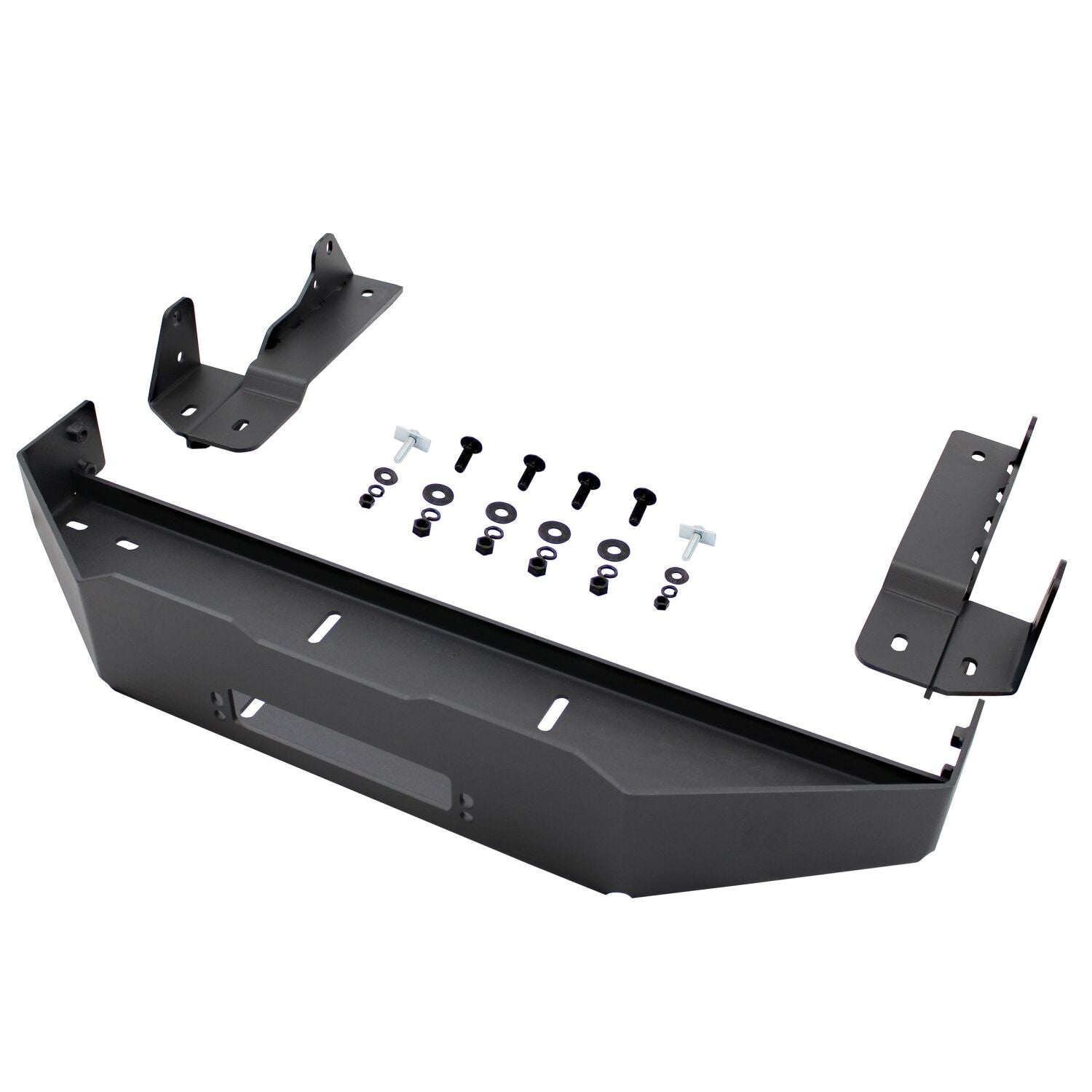 3100 Series StepGuard Winch Tray Kit Textured Black 2019-2021 Silverado 1500 2022-2022 Silverado 1500 LTD Go Rhino