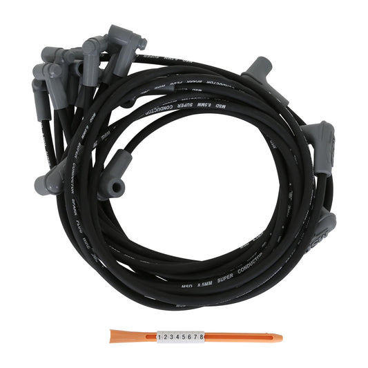 Black Super Conductor Corvette, 305, 350 Hei For Use On Chevy Corvette With 305, 350, Hei, Black Jacket MSD Ignition