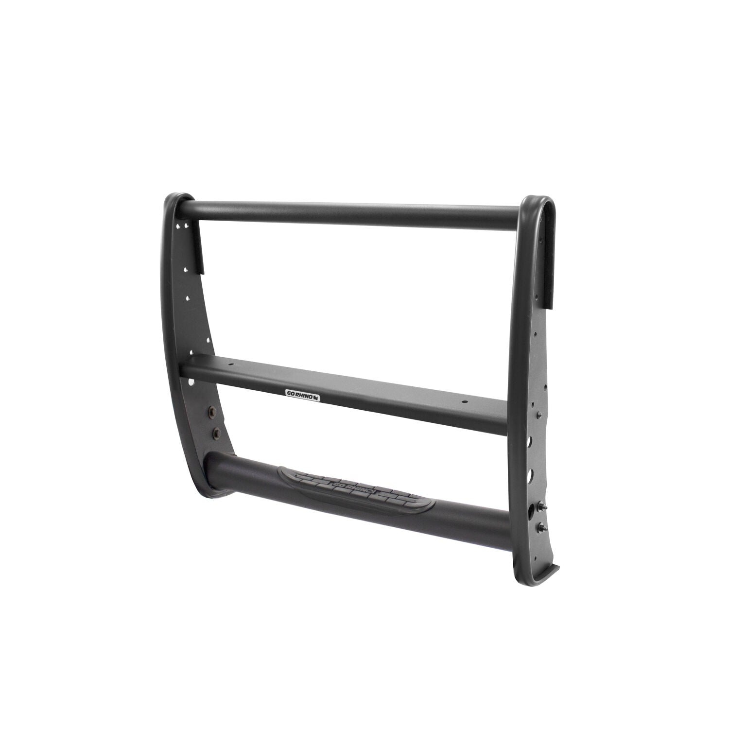 3100 Series StepGuard Center Grille Guard Only Textured Black 2019-2021 Silverado 1500 2022-2022 Silverado 1500 LTD Go Rhino-1