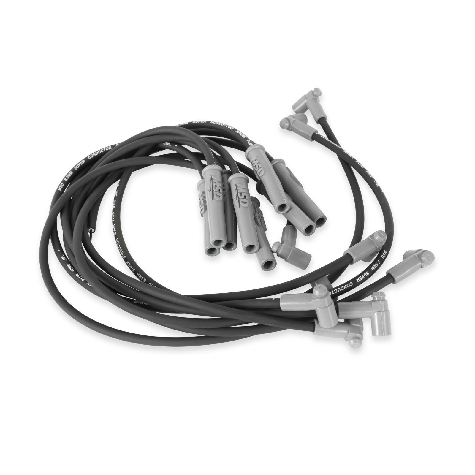 Black Super Conductor Big Block Chevy '75-On, Hei For Use On Chevy Big Block '75-On, Hei, Black Jacket MSD Ignition-1
