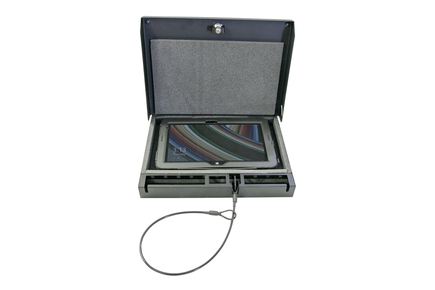 Portable Safe For Tablets Universal Black Includes Cable Products Tuffy Security-5