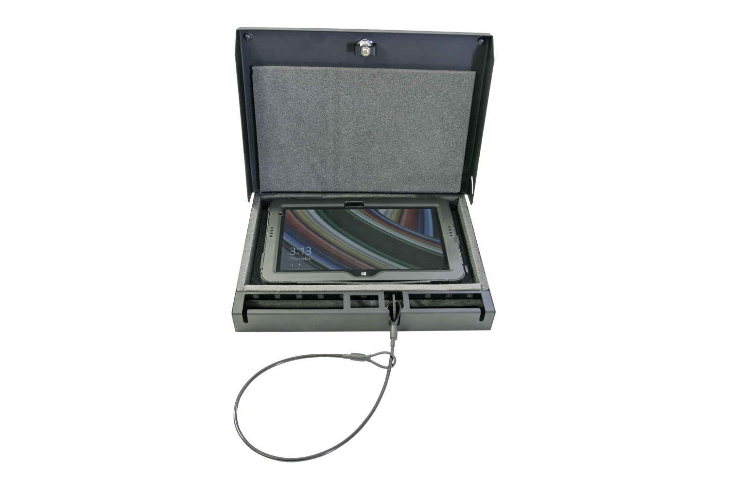 Portable Safe For Tablets Universal Black Includes Cable Products Tuffy Security-5