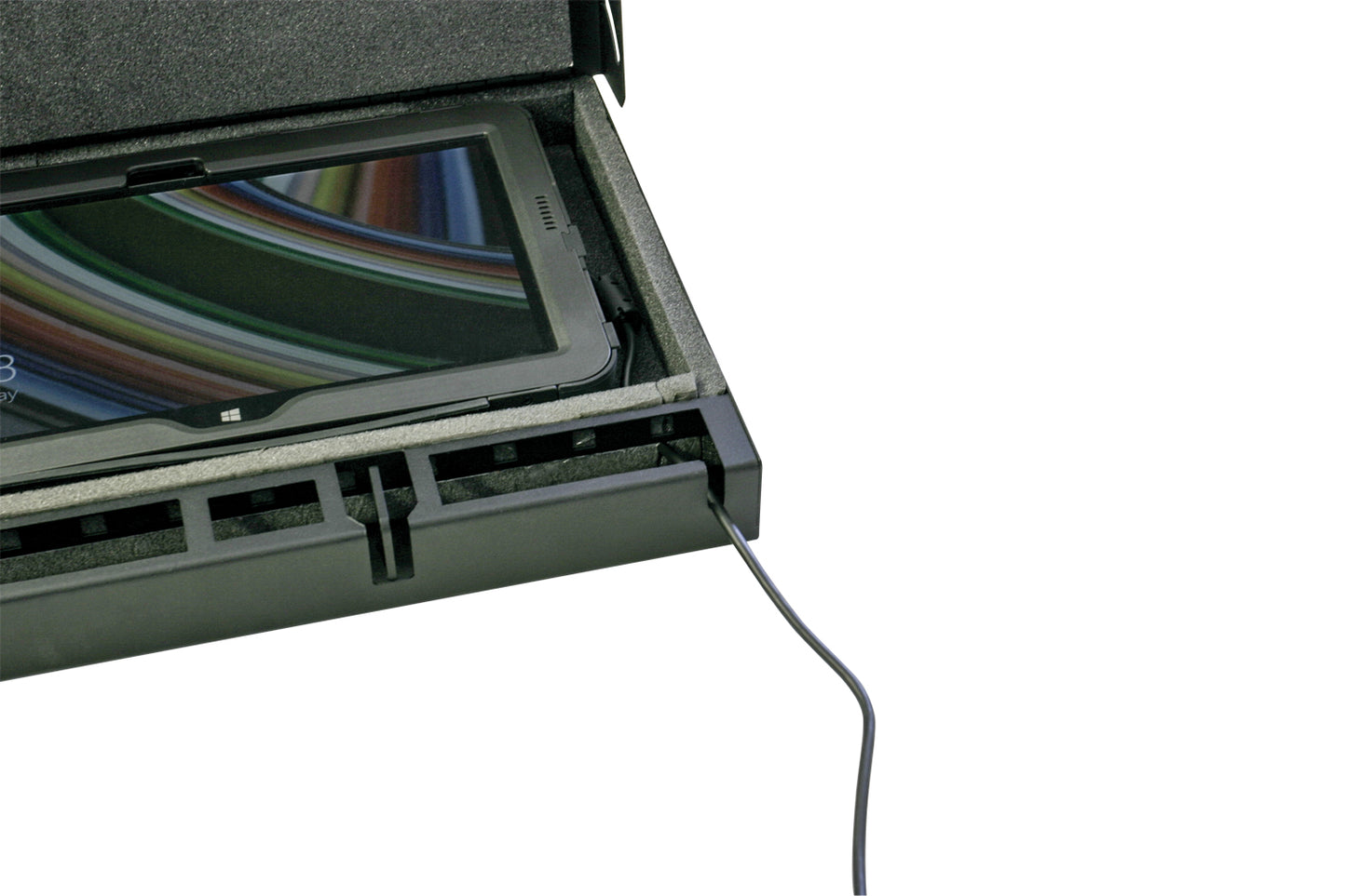 Portable Safe For Tablets Universal Black Includes Cable Products Tuffy Security-7
