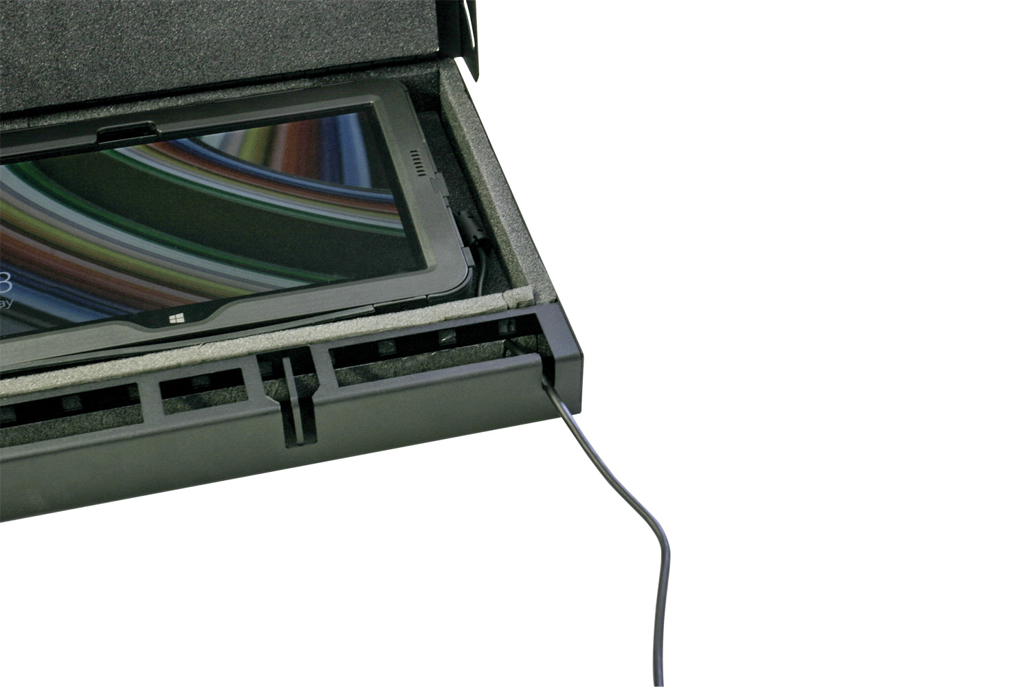 Portable Safe For Tablets Universal Black Includes Cable Products Tuffy Security-7