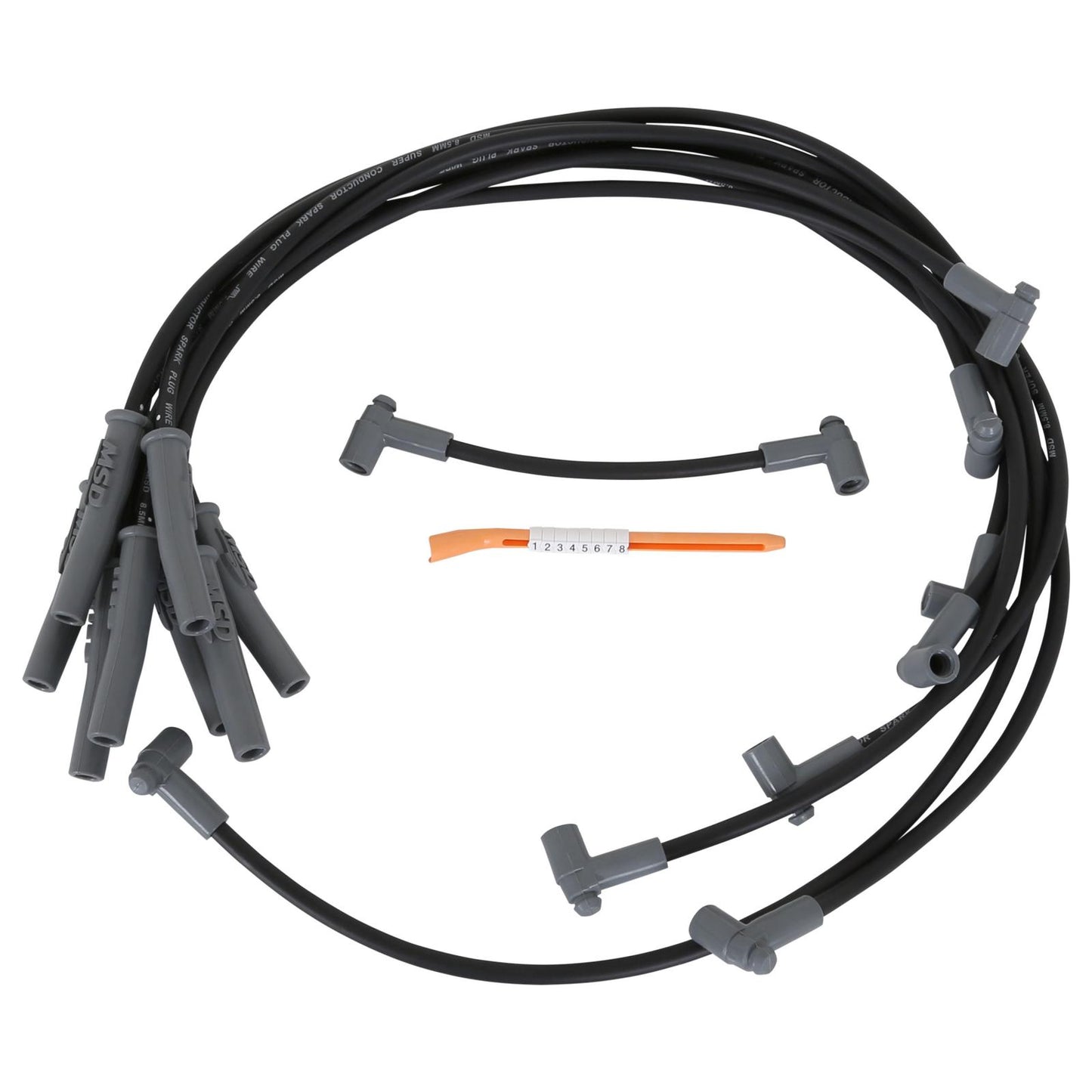 Black Super Conductor Big Block Chevy, '88-On For Use On Chevy Big Block, '88-On, Black Jacket MSD Ignition