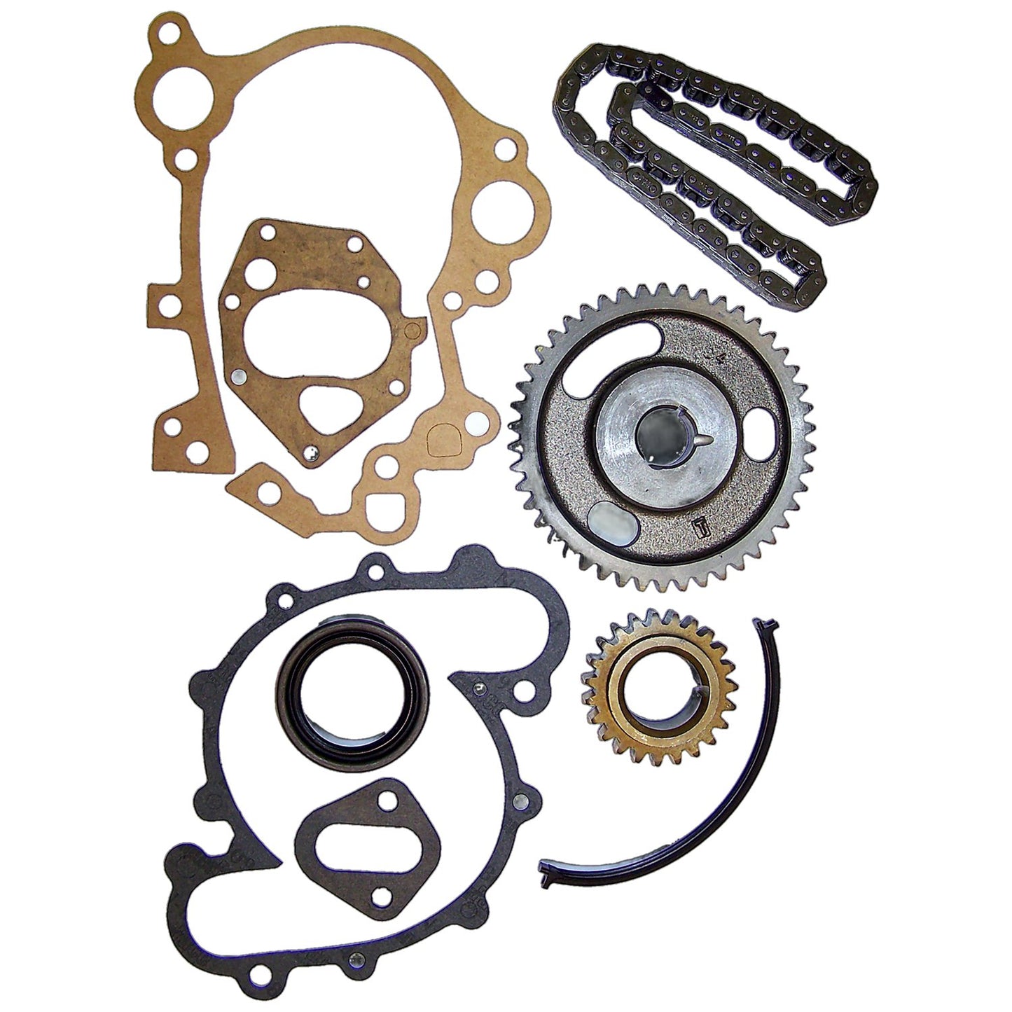 Timing Chain Kit for 1971-1979 Jeep CJs, SJ, J-Series, C104 w/ 8 Cylinder Engine Crown Automotive-1
