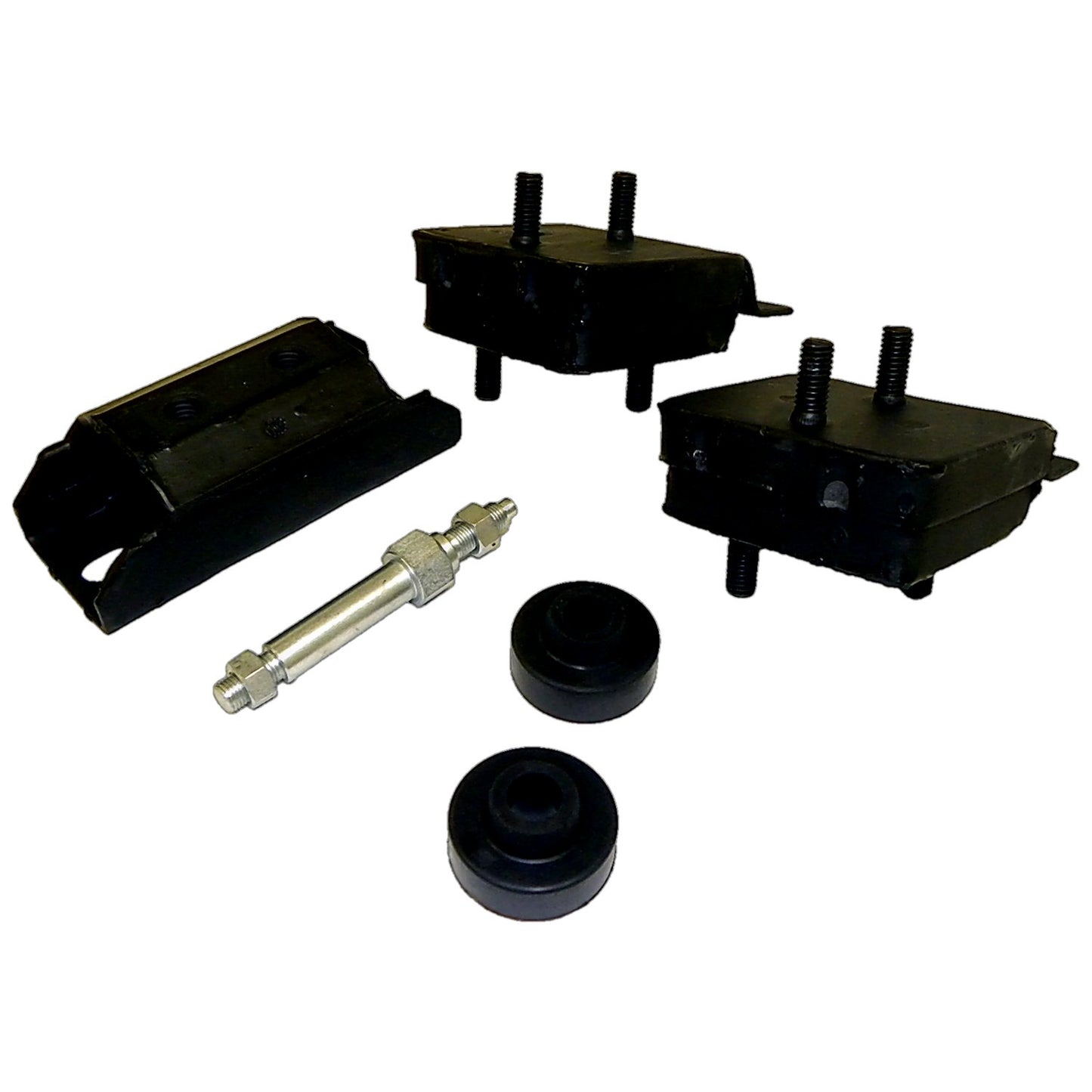 Engine and Transmission Mount Kit for 76-91 Jeep CJs, SJ, J-Series w/ AMC V8 Eng Crown Automotive-1