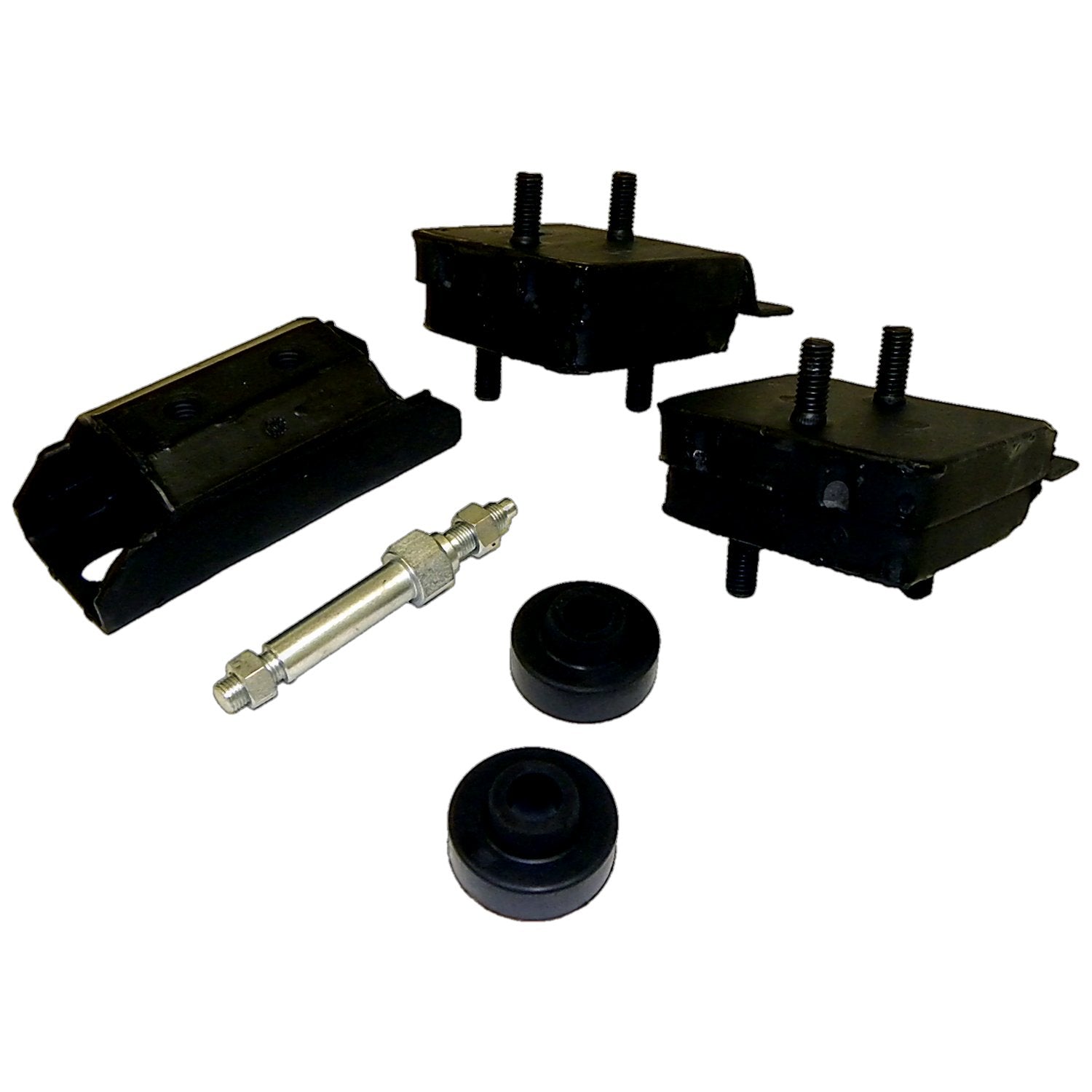 Engine and Transmission Mount Kit for 76-91 Jeep CJs, SJ, J-Series w/ AMC V8 Eng Crown Automotive-1