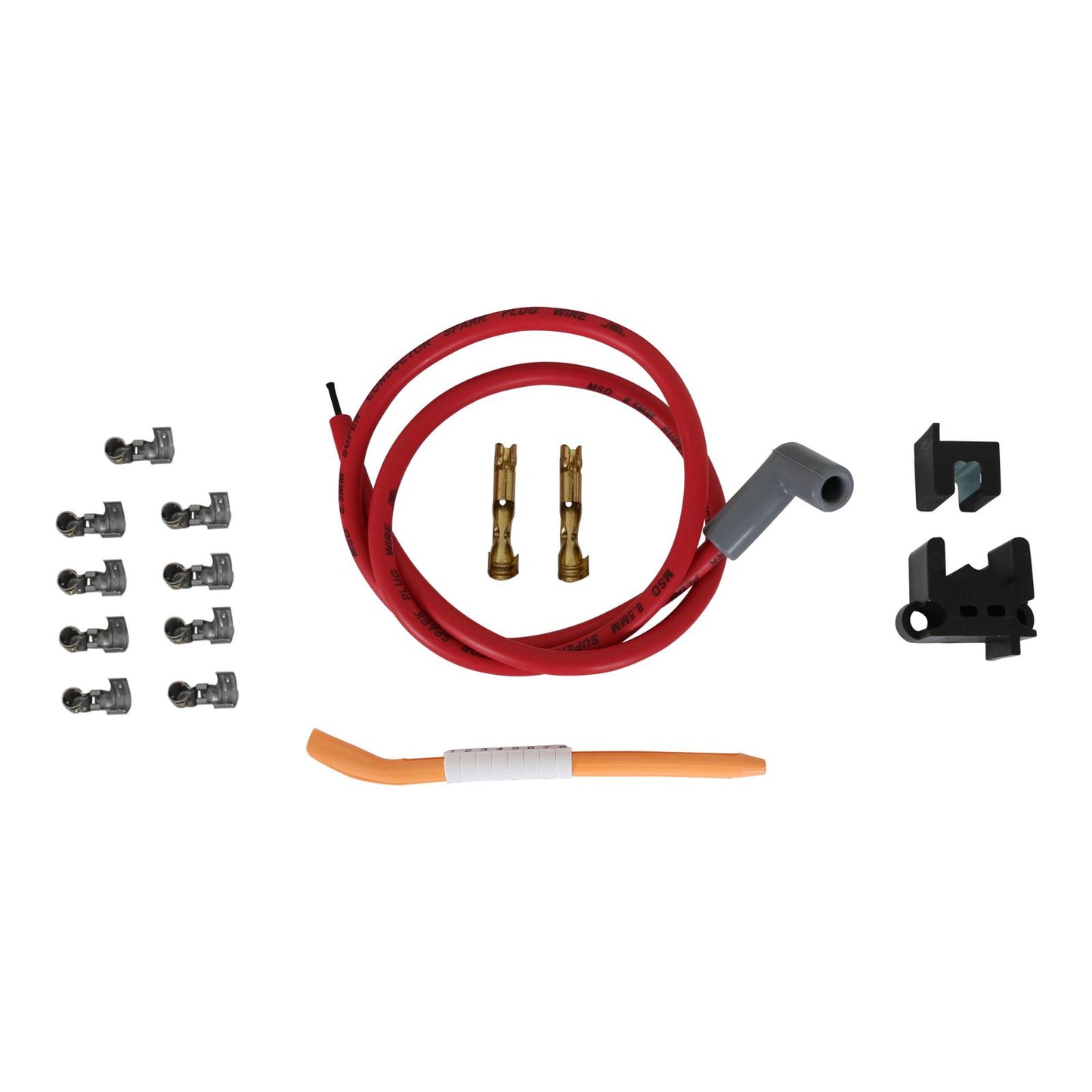 Red Super Conductor Ford 4.6L/5.4L, Universal For Ford Fans, These Wires Are Designed For Ford Modular Engines MSD Ignition-4