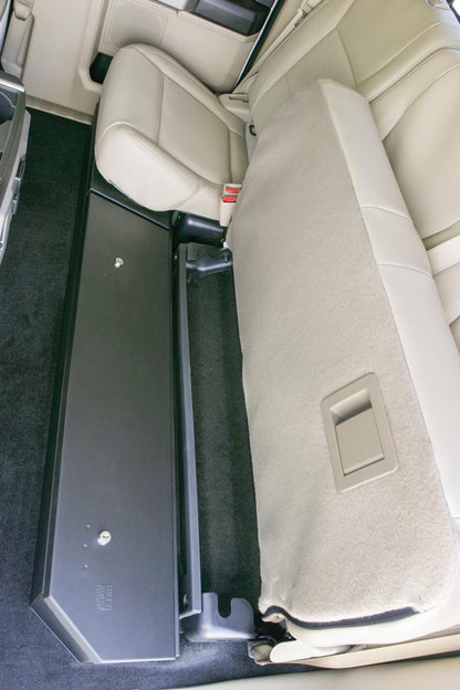 Rear Underseat Lockbox 15-22 F-150 17-22 F-250/350 Super Duty w/ Extended Cab Black Products Tuffy Security-3