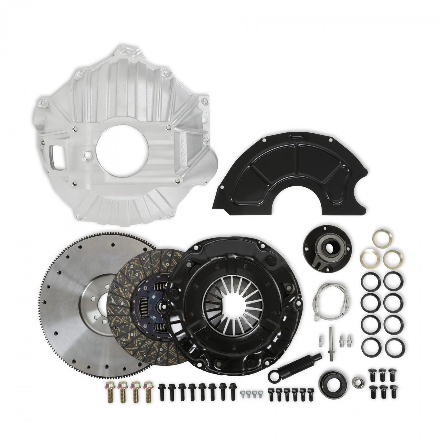 Complete Transmission Installation Kit GM Tkx/tko Installation Kit for 1955-1985 Internally Balanced Small or Big Block Chevrolet Engines Holley