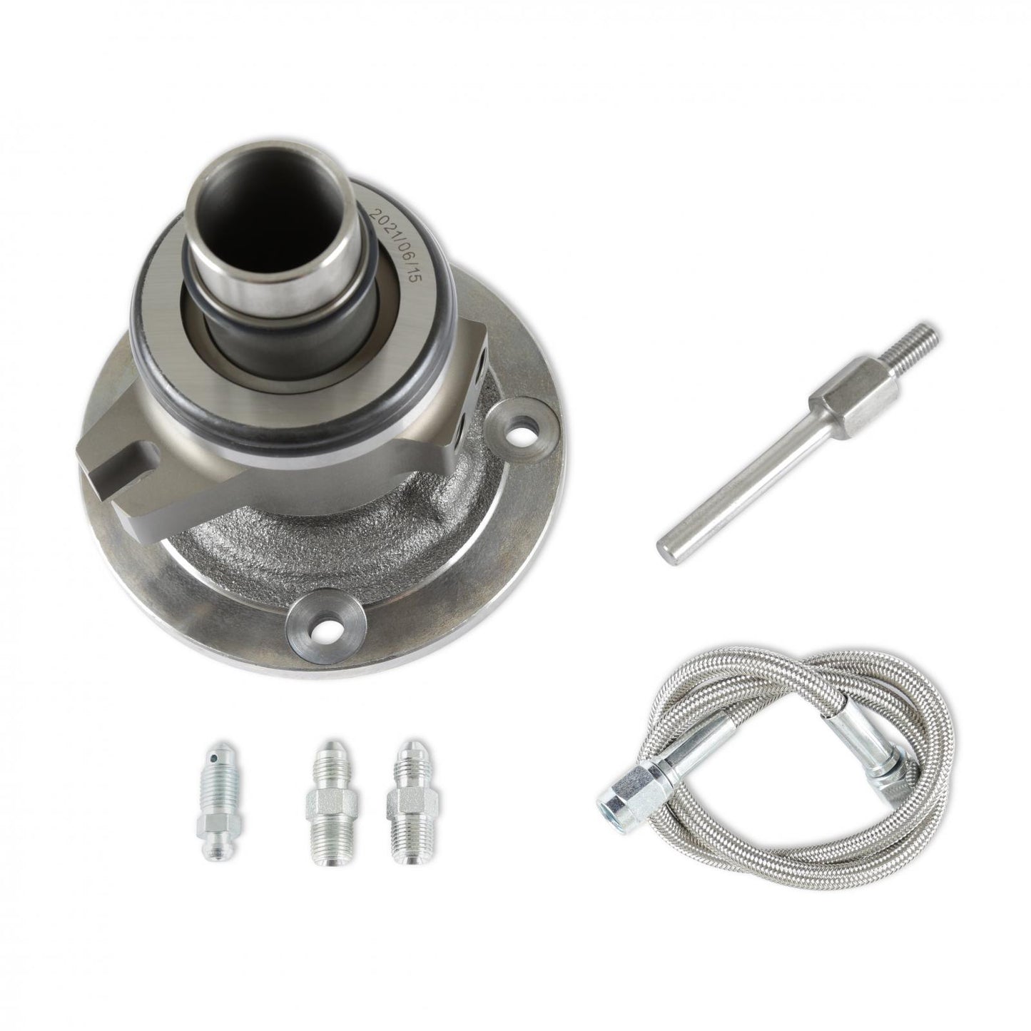 Complete Transmission Installation Kit Ford T5 Installation Kit for 28-oz Externally Balanced Small Block Ford Engines Holley-15