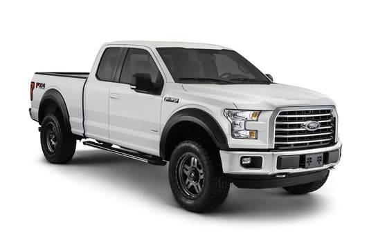 Black Extendafender Style Smooth Finish 4-Piece Fender Flare Set For 1989-1995 Toyota Pickup Bushwacker