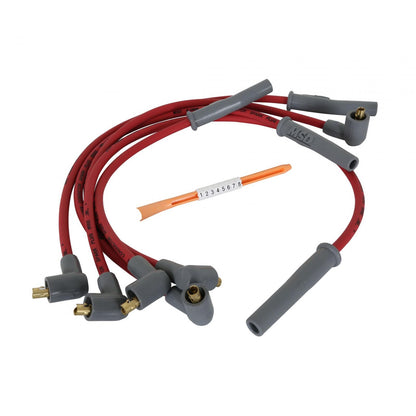 Super Conductor Spark Plug Wire Set 4 Cyl., 22R For Toyota Trucks 79-92 MSD Ignition-3