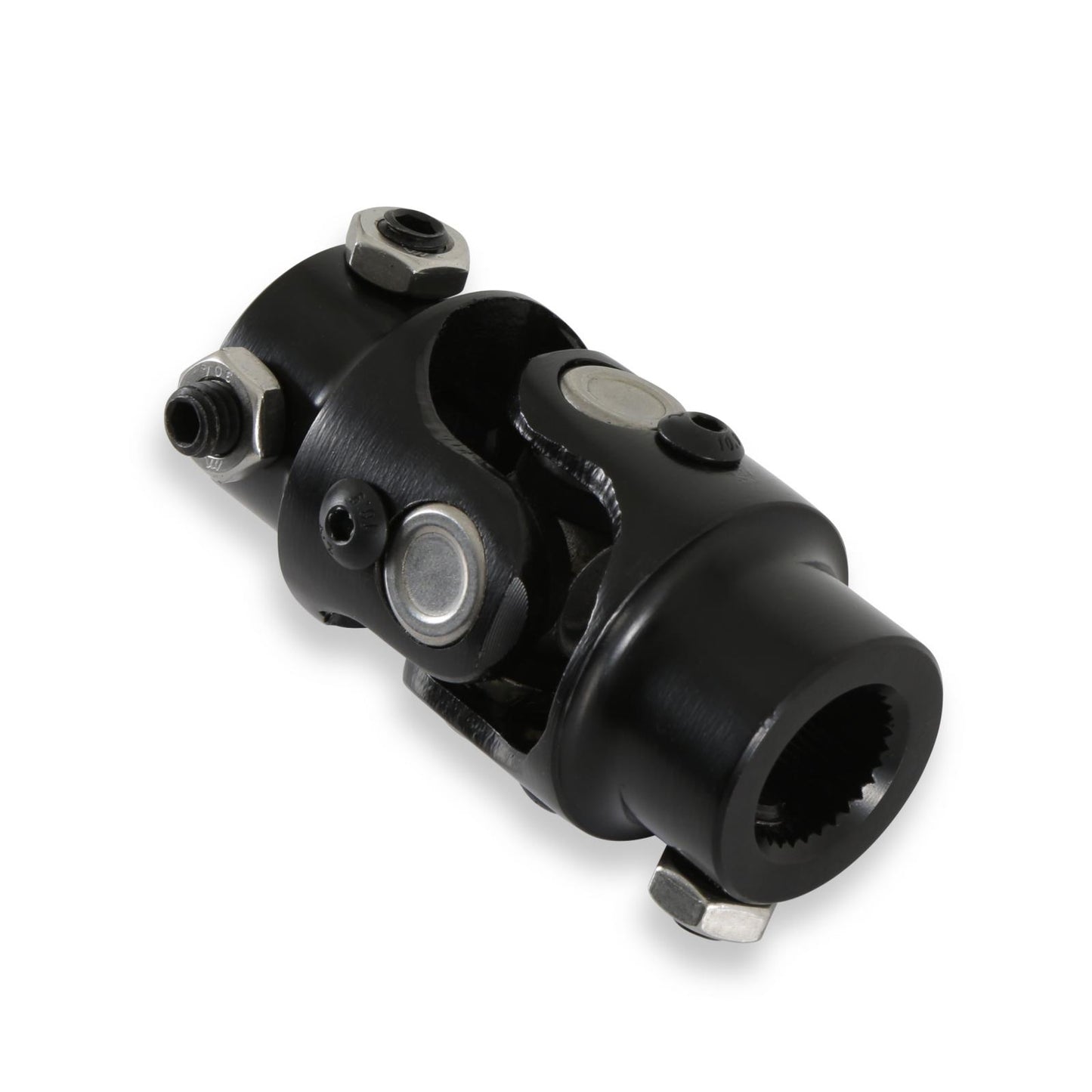 U-Joint Steel Black Zinc 3/4-30 Spline X 3/4 DD Holley-2