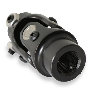 U-Joint Steel Black Zinc 3/4-30 Spline X 3/4 DD Holley-3