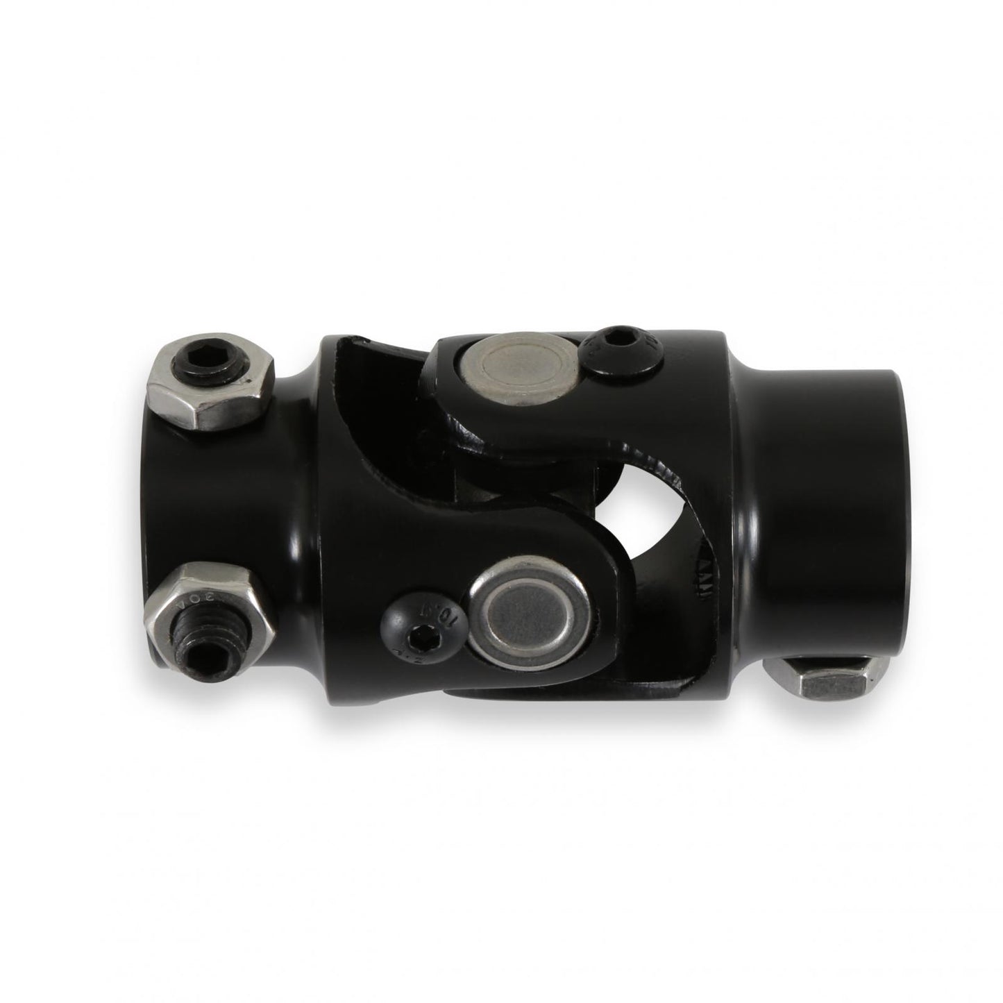 U-Joint Steel Black Zinc 3/4-30 Spline X 3/4 DD Holley-4