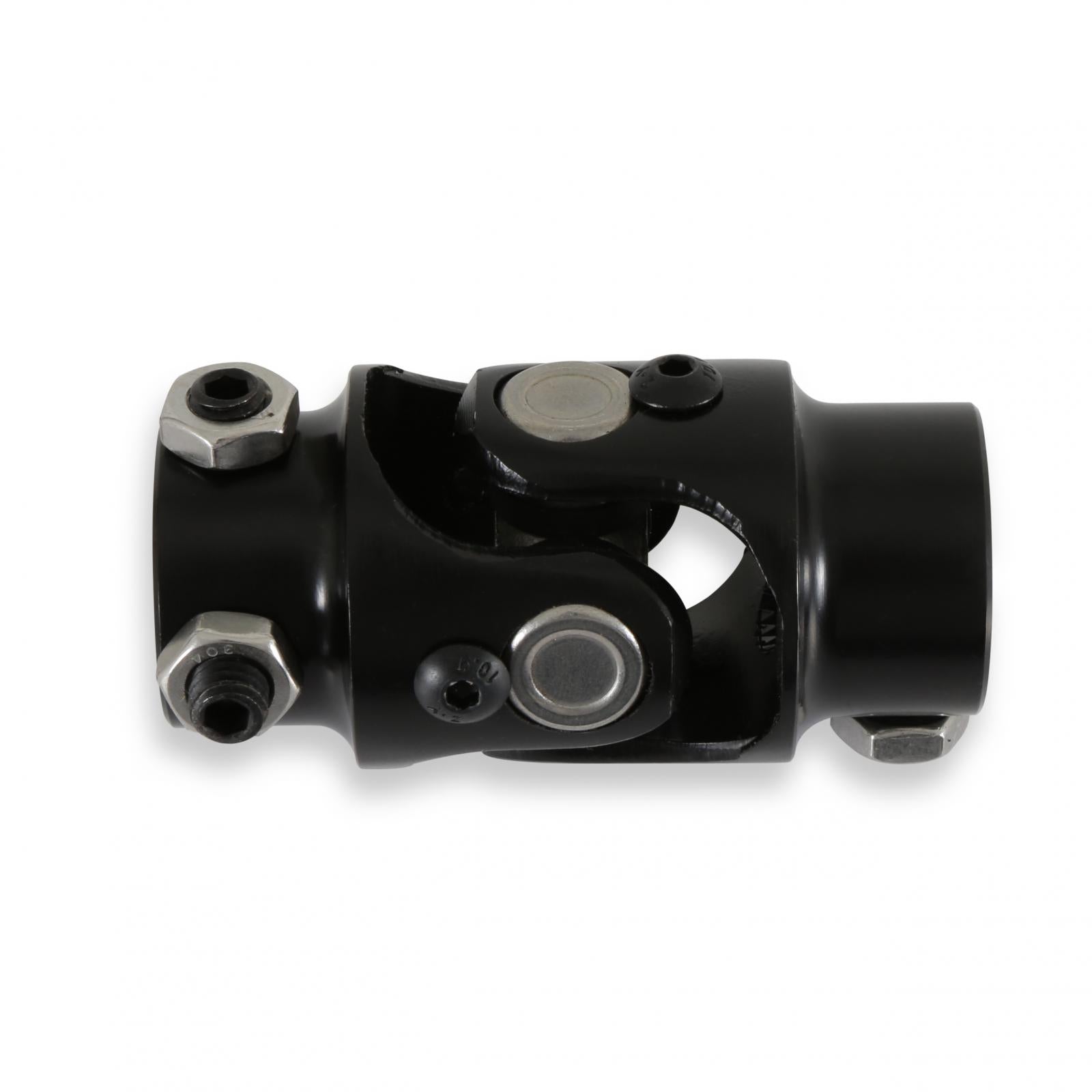 U-Joint Steel Black Zinc 3/4-30 Spline X 3/4 DD Holley-4