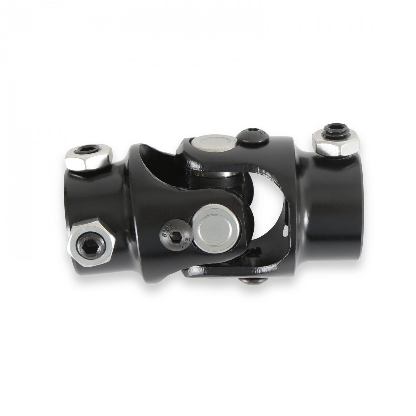 U-Joint Steel Black Zinc 3/4-36 Spline X 3/4 DD Holley-1