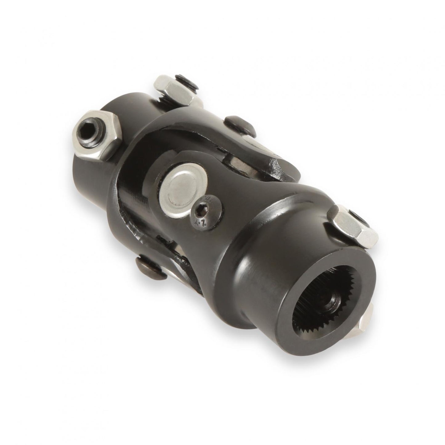 U-Joint Steel Black Zinc 3/4-36 Spline X 3/4 DD Holley-2
