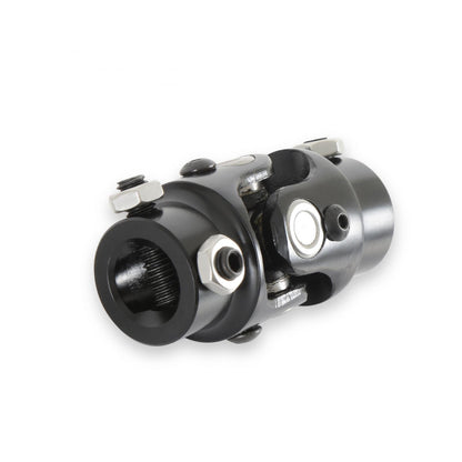 U-Joint Steel Black Zinc 3/4-36 Spline X 3/4 DD Holley-3
