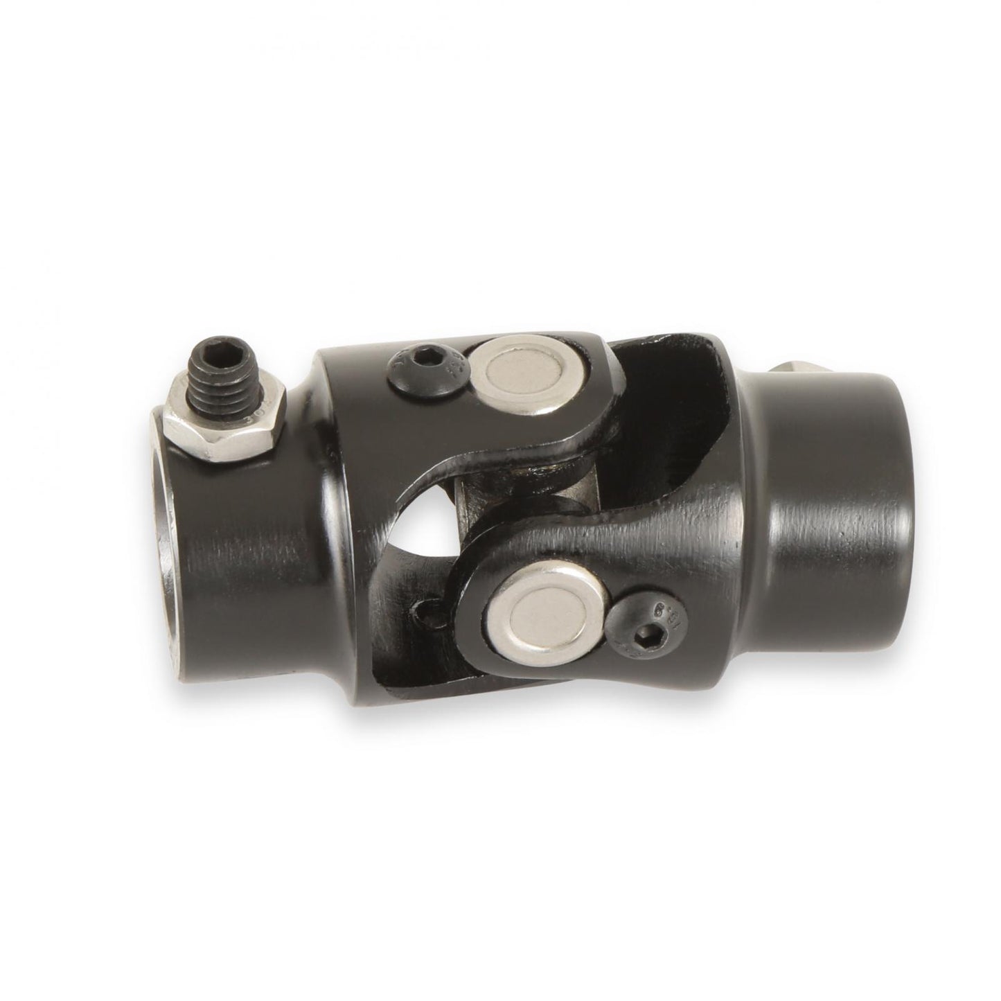 U-Joint Steel Black Zinc 13/16-36 Spline X 3/4 DD Holley-1