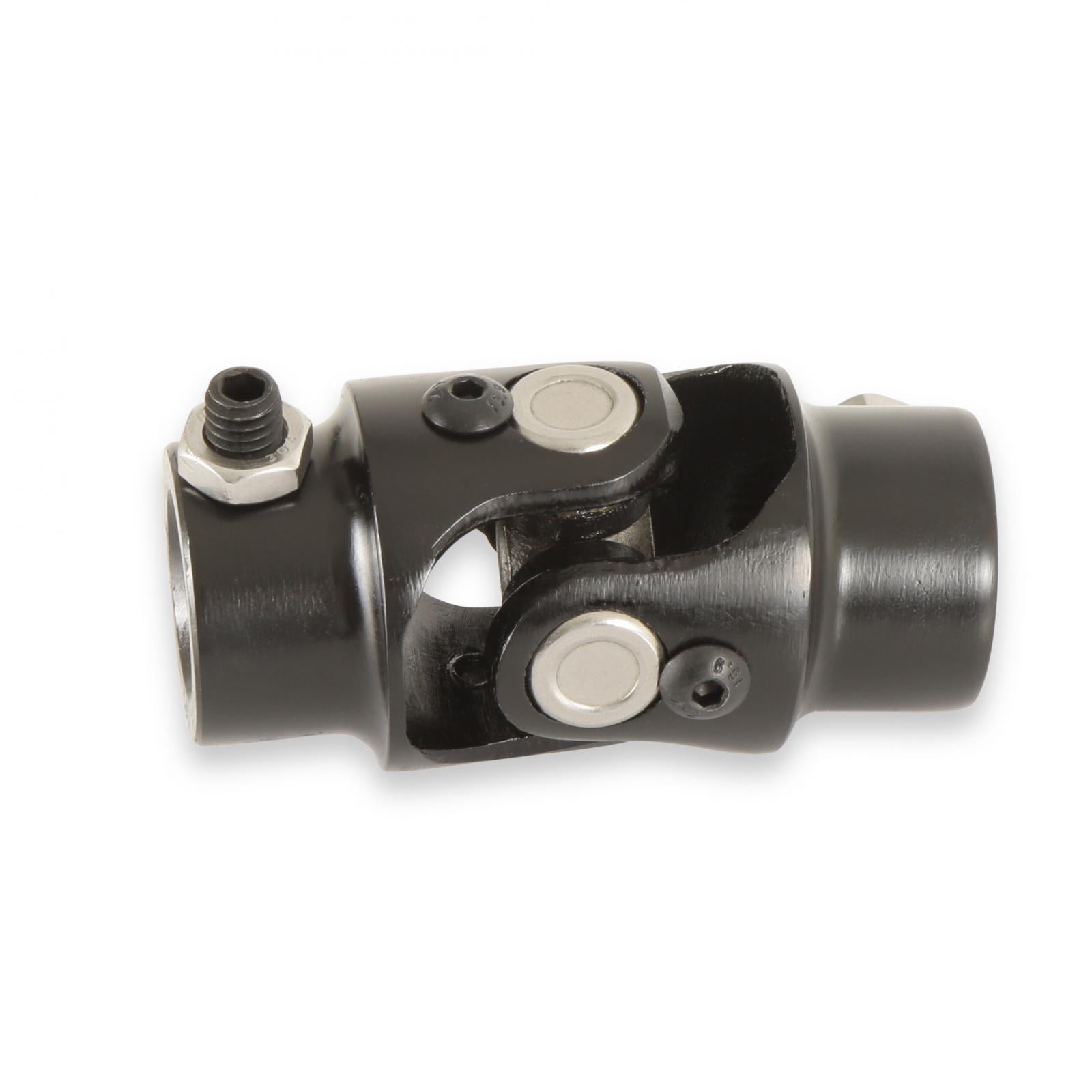 U-Joint Steel Black Zinc 13/16-36 Spline X 3/4 DD Holley-1