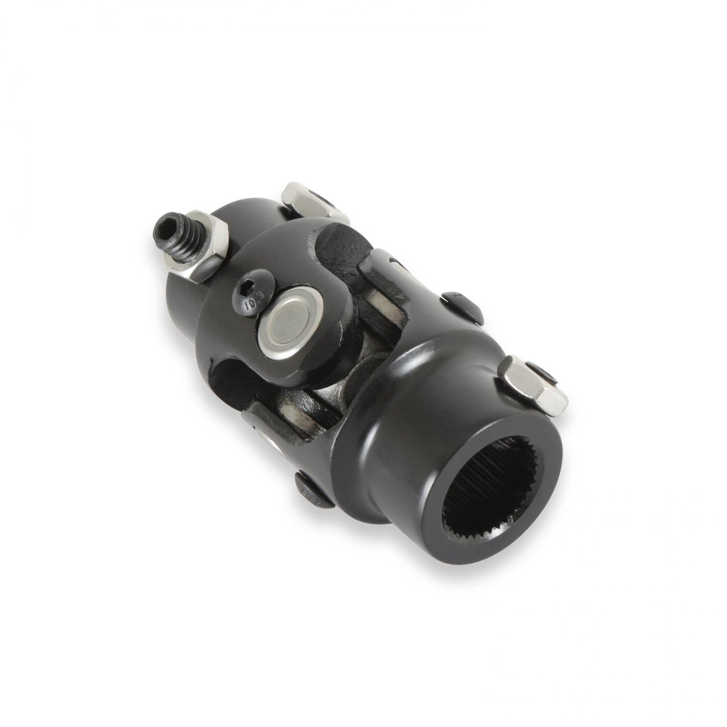 U-Joint Steel Black Zinc 13/16-36 Spline X 3/4 DD Holley-3