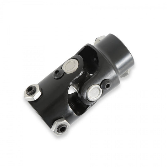 U-Joint Steel Black Zinc 1-48 Spline to 3/4-DD Holley-1
