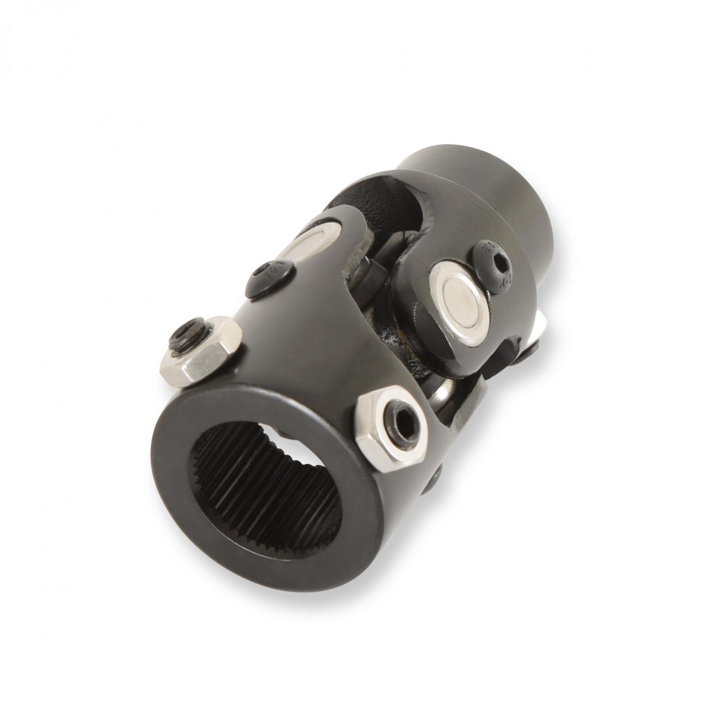 U-Joint Steel Black Zinc 1-48 Spline to 3/4-DD Holley-2