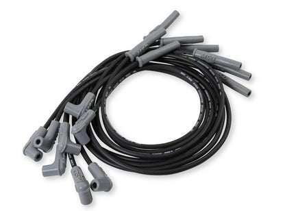 Universal Super Conductor Spark Plug Wire Set LS Engines For GM Gen-Iii Engines Such As The LS1, 3, Or 6, These Wires Are Perfect When You Relocate The Coils. Both 90 Degree And Multi-Angle Boots Are Pre-Crimped MSD Ignition-1