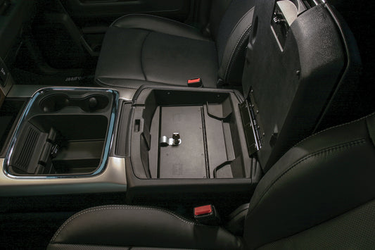 Console Safe 09-10 Ram 1500 11-18 1500 19 1500 Classic 10-21 2500/3500 w/ Fixed Floor Console w/o Installed Remote CD Player Black Products Tuffy Security-1