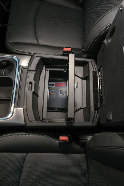 Console Safe 09-10 Ram 1500 11-18 1500 19 1500 Classic 10-21 2500/3500 w/ Fixed Floor Console w/o Installed Remote CD Player Black Products Tuffy Security-11
