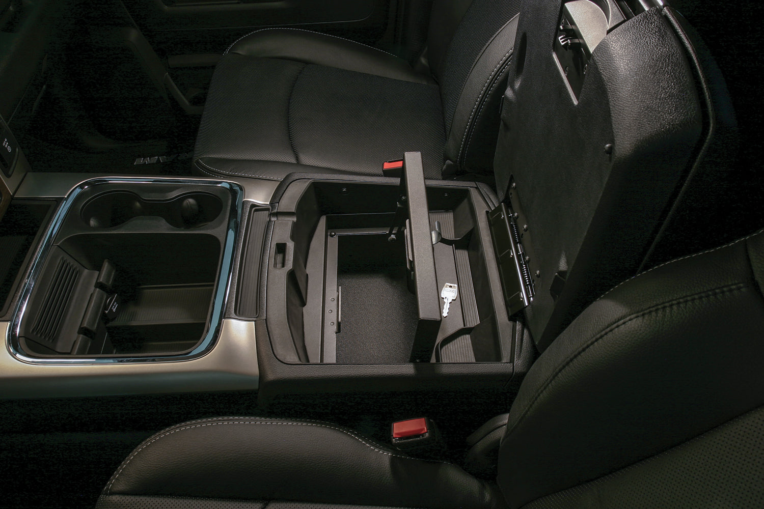 Console Safe 09-10 Ram 1500 11-18 1500 19 1500 Classic 10-21 2500/3500 w/ Fixed Floor Console w/o Installed Remote CD Player Black Products Tuffy Security-3
