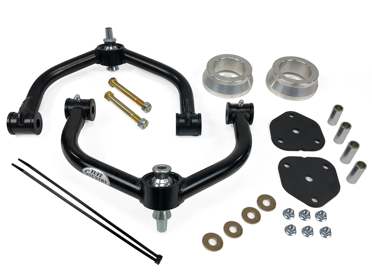 2.5 Inch Leveling Kit Front 19-22 Dodge Ram 1500 Rebel 4WD w/Uni-Ball Upper Control Arms New Body Style Only Excludes Air Ride Supsension Tuff Country