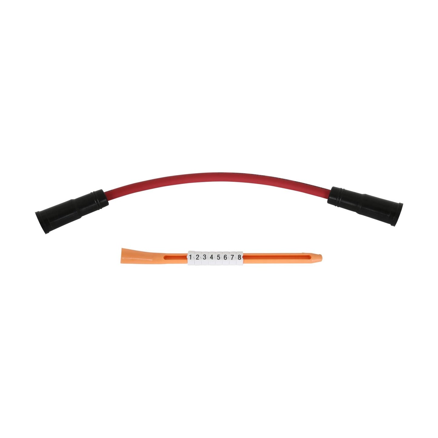 Super Conductor Spark Plug Wire Set Chevy Pickup '96-'99,Dually W/454 For Use On Chevy Trucks '96-'99, Dually W/454, Red Jacket MSD Ignition-4