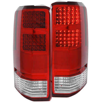Tail Light Set Red/Clear Lens Pair Dodge Nitro 2007-2011 AnzoUSA
