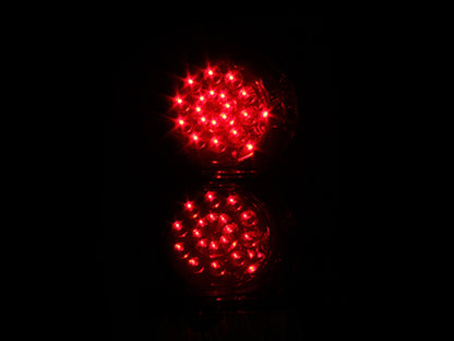 Tail Light Set LED Red/Smoke Lens Red Reflector Pair Chevrolet Trailblazer 2002-2009, Chevrolet Trailblazer EXT 2002-2006 AnzoUSA-1