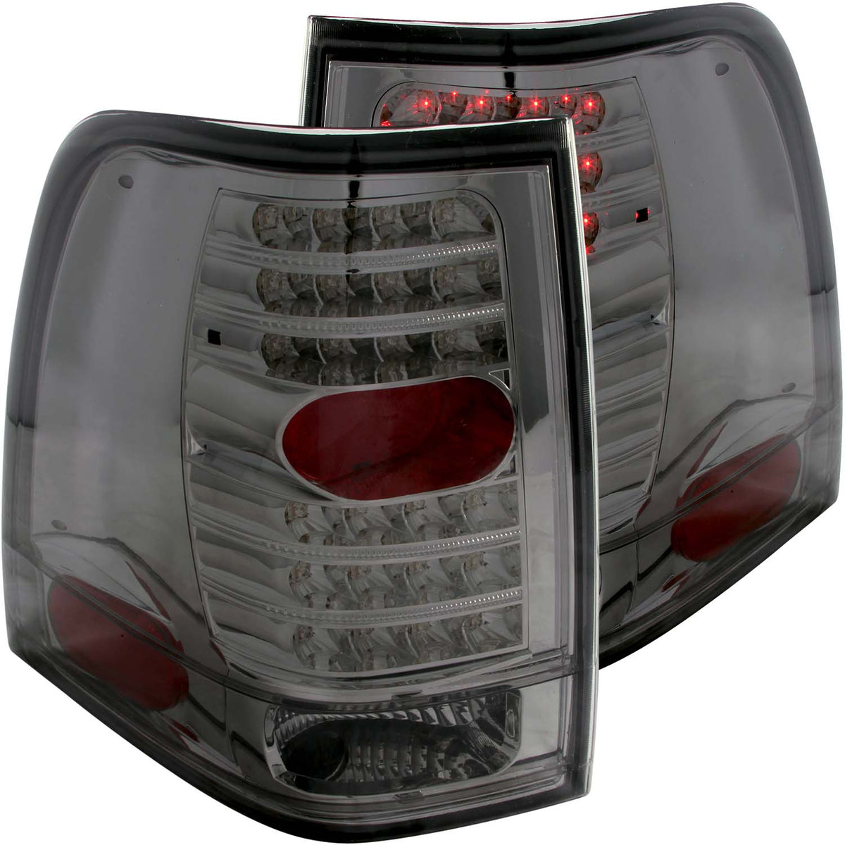 Tail Light Set LED Smoke Lens Pair Ford Expedition 2003-2006 AnzoUSA