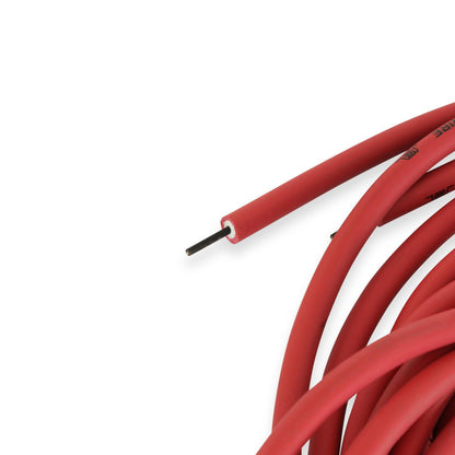 Super Conductor Spark Plug Wire Set Univ. Chevy Lt1 W/Straight Boot For Late Model GM Lt1 Engines Straight Lt1 Boots And Terminals Installed And 90 Degree Spark Plug Boots And Terminals Loose MSD Ignition-3