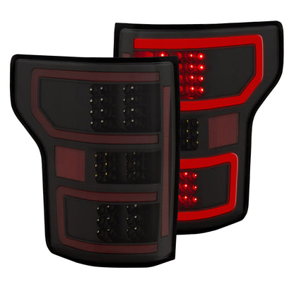 Tail Light Led Taillights Black Ford F-150 2018-2020 AnzoUSA