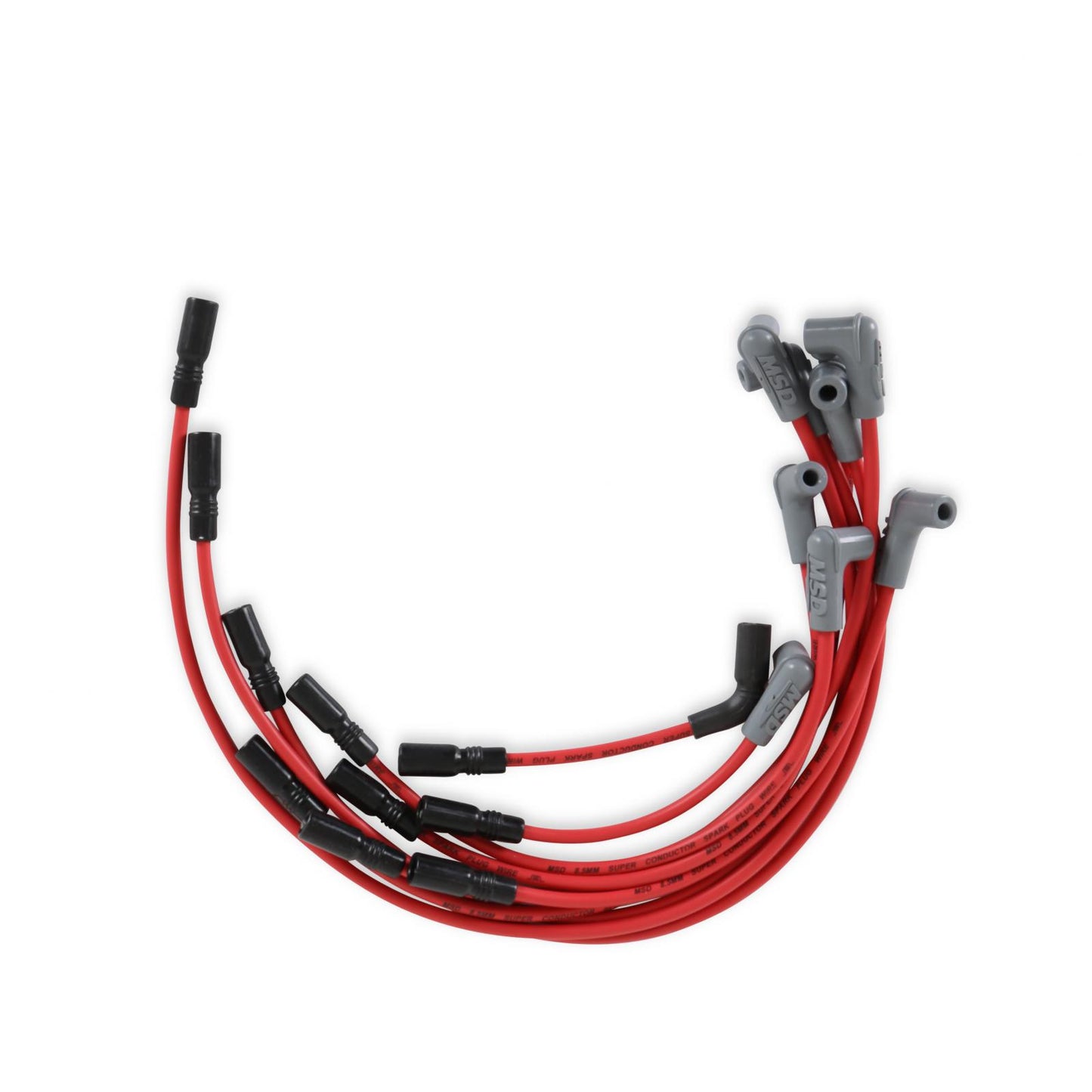Super Conductor Spark Plug Wire Set Lt1 Camaro 93-96 For Use On Chevy Lt1 Camaro, '93-'96 Engines, Red Jacket MSD Ignition