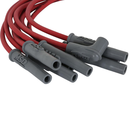Super Conductor Spark Plug Wire Set Dodge Ram, '94-'97, 318-360 For Use On Dodge Ram 318,-360 Engines, '94-'97, Red Jacket MSD Ignition-1