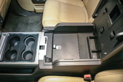 Console Safe - 11-16 F-250/350/450/550 Super Duty w/ Flow-Thru Console Black Products Tuffy Security-2