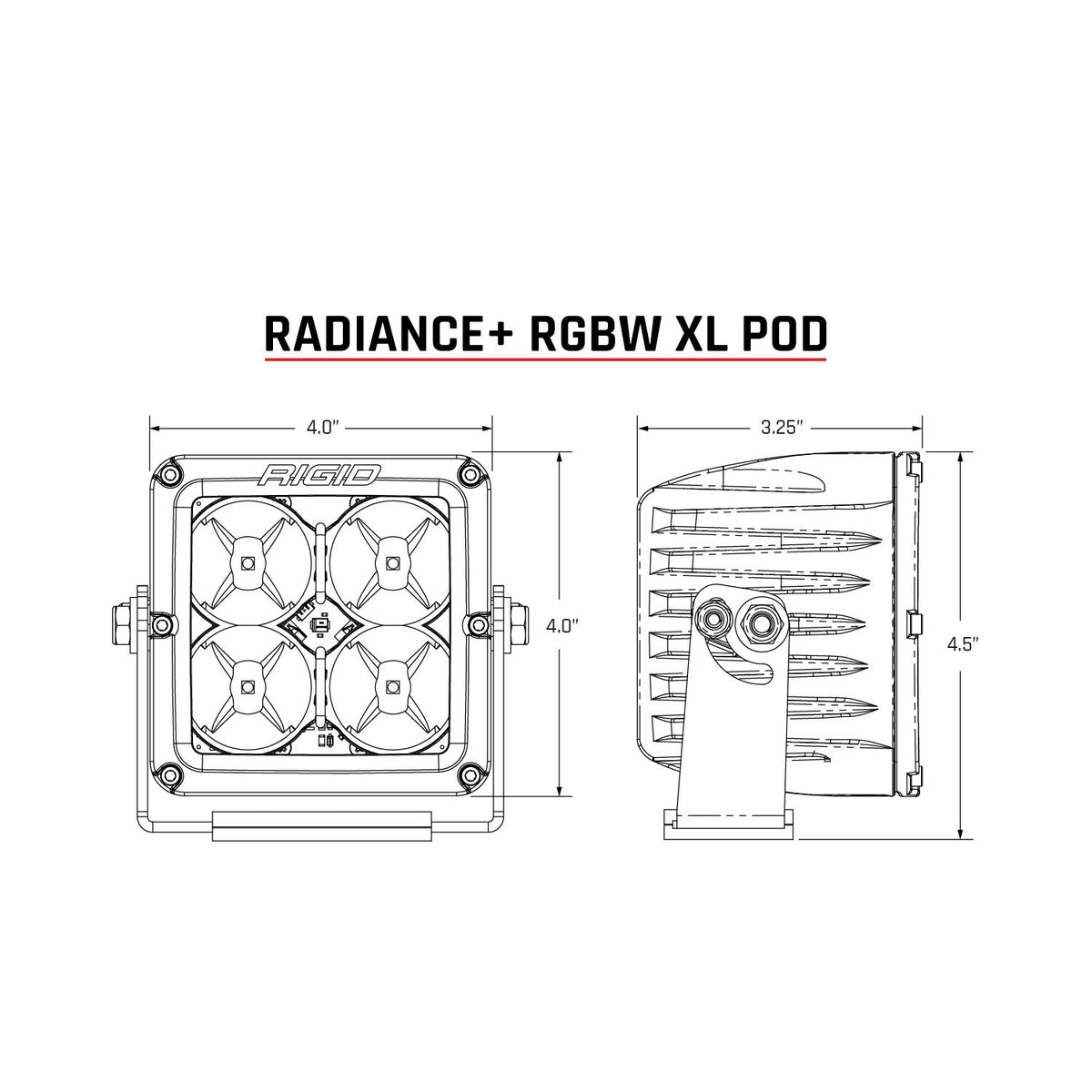 Radiance Plus Pod XL RGBW Pair Rigid Industries-2