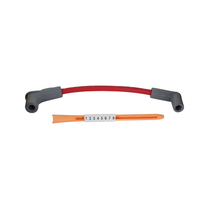 Super Conductor Spark Plug Wire Set Mustang 5.0L '94-On For Use On Ford 5.0L Mustangs, '94-On, Red Jacket MSD Ignition-4