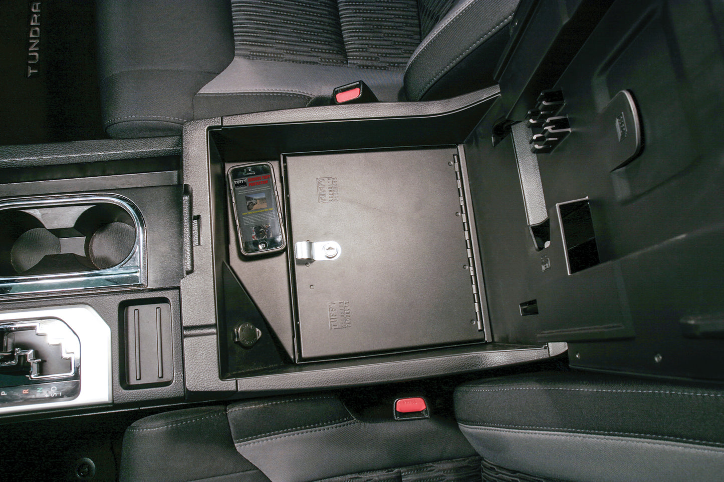 Console Safe - 14-21 Tundra w/ Fixed Center Console Black Products Tuffy Security