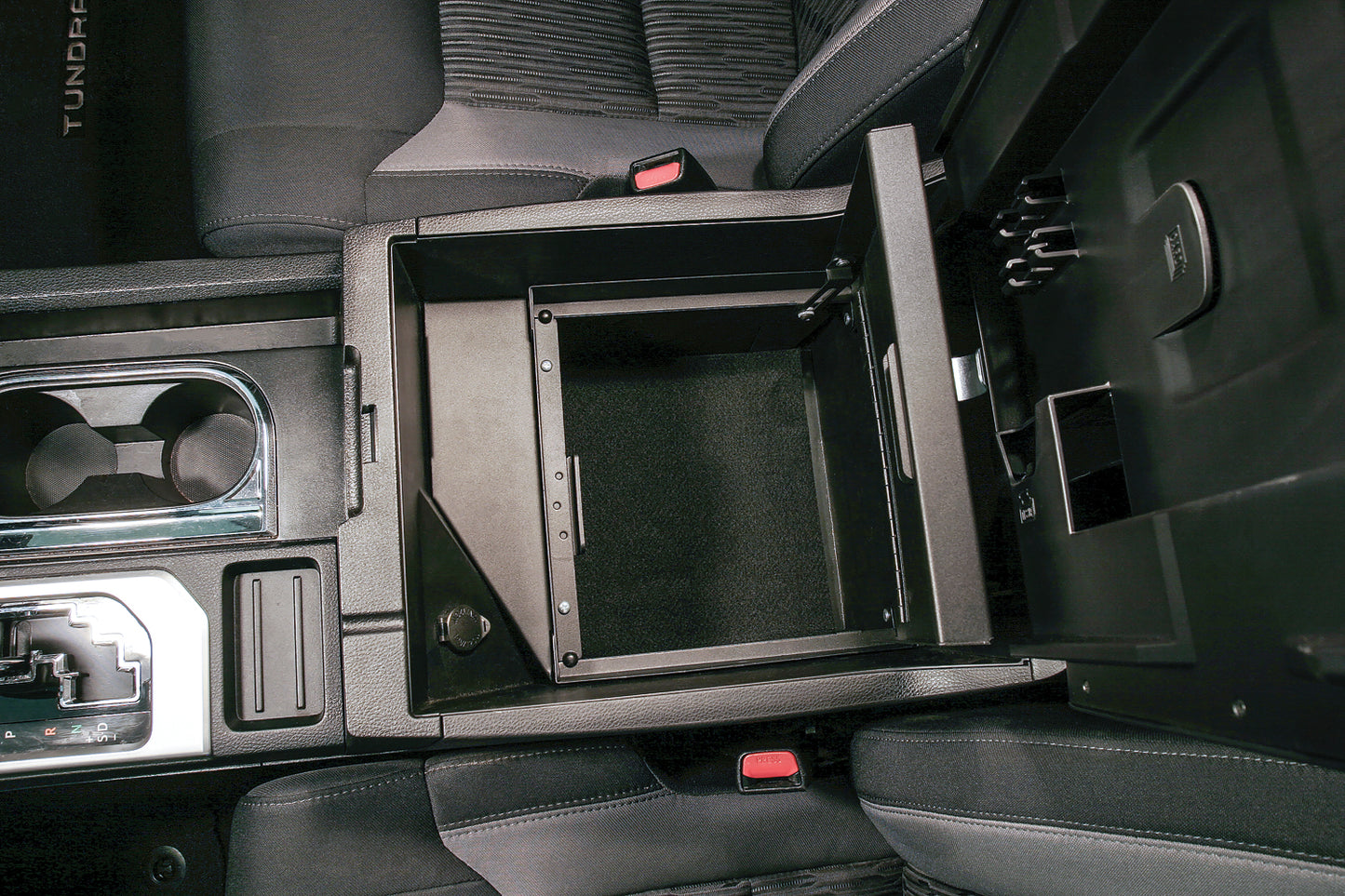 Console Safe - 14-21 Tundra w/ Fixed Center Console Black Products Tuffy Security-1