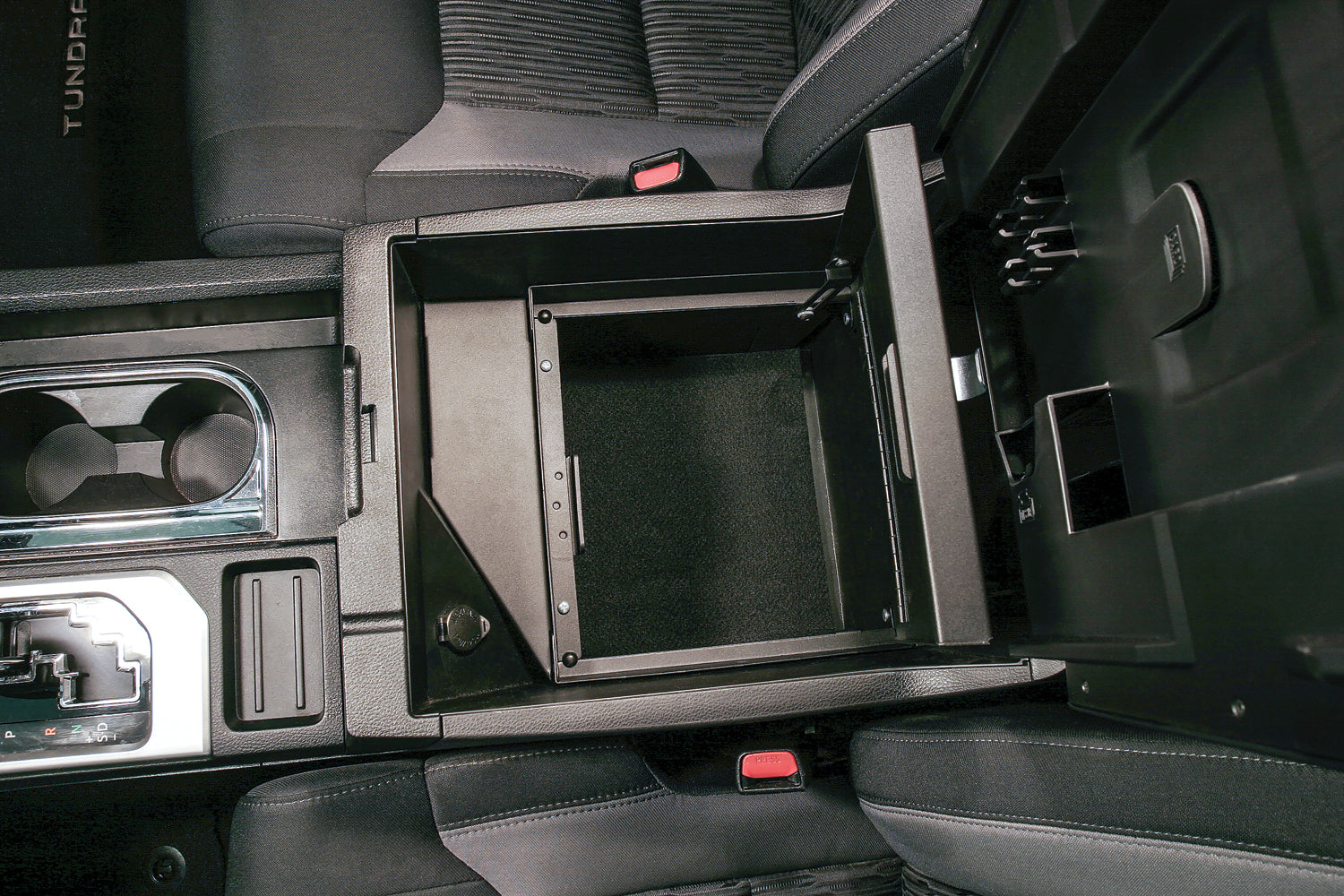 Console Safe - 14-21 Tundra w/ Fixed Center Console Black Products Tuffy Security-1